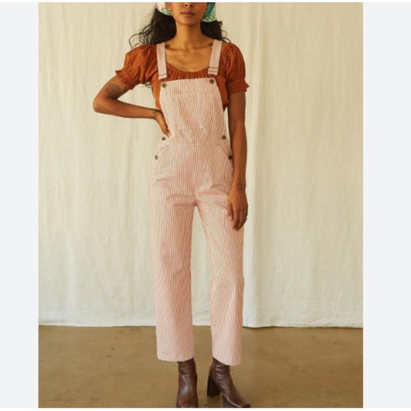 Lykke Wullf Pants - Lykke Wullf Sierra Overall- Red Hickory